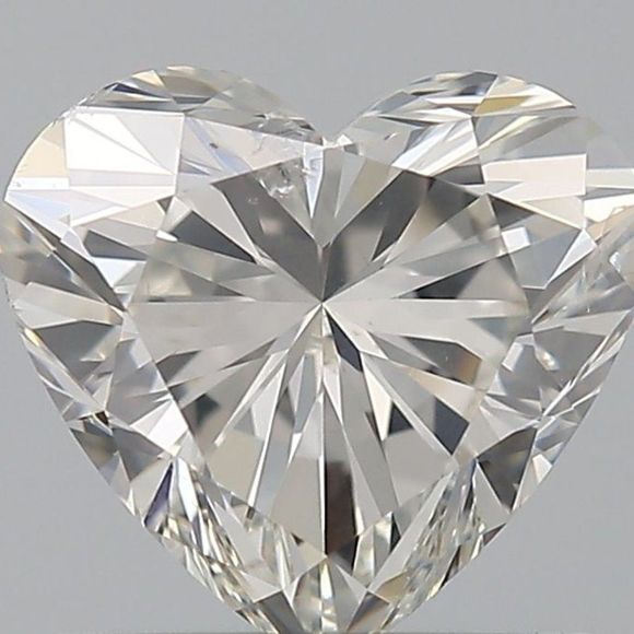 GIA Certified Heart 1.01ct H SI1 EX EX Natural Earth-Mined Diamond - Picture 1 of 3